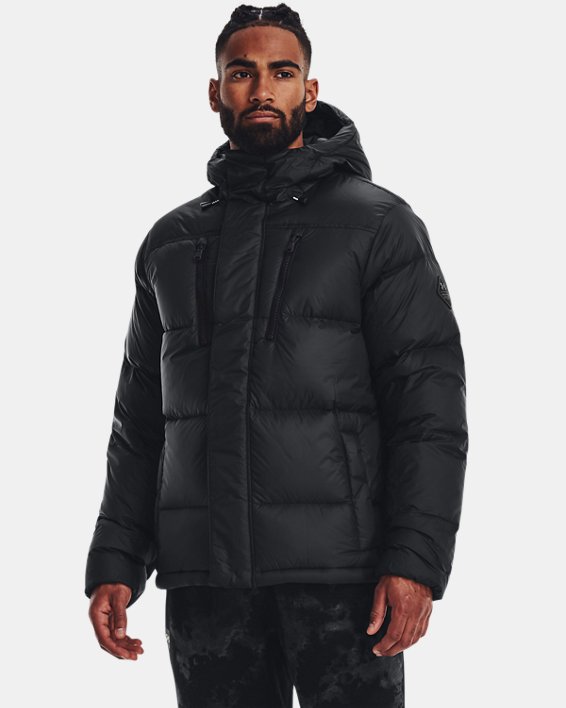 Men's UA Storm ColdGear® Infrared Down Jacket, Black, pdpMainDesktop image number 0